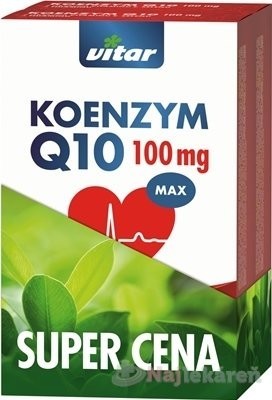 VITAR KOENZYM Q10 MAX 100 mg DUOPACK 2x60 ks