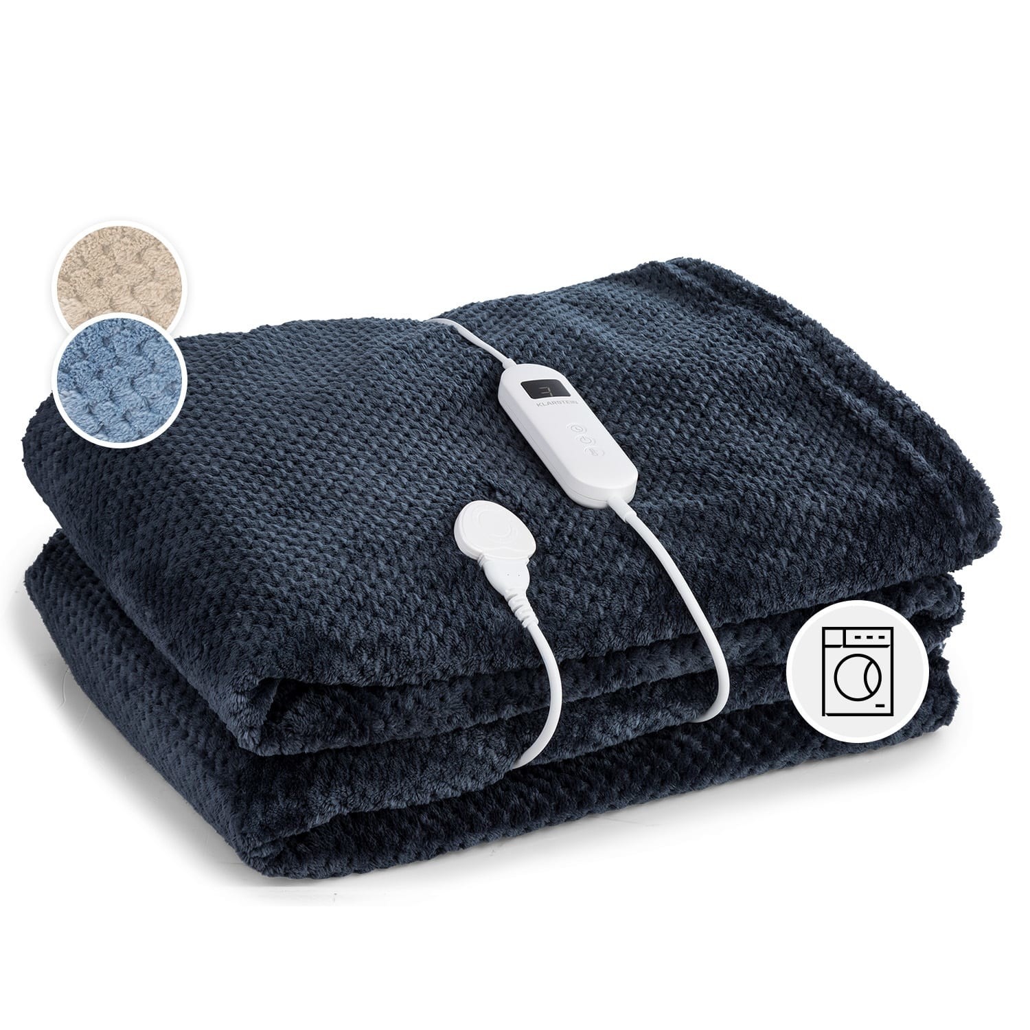 Klarstein DR Watson Deluxe XXL, elektrická deka, 160 W, 9 úrovní ohrevu, 200 x 180 cm