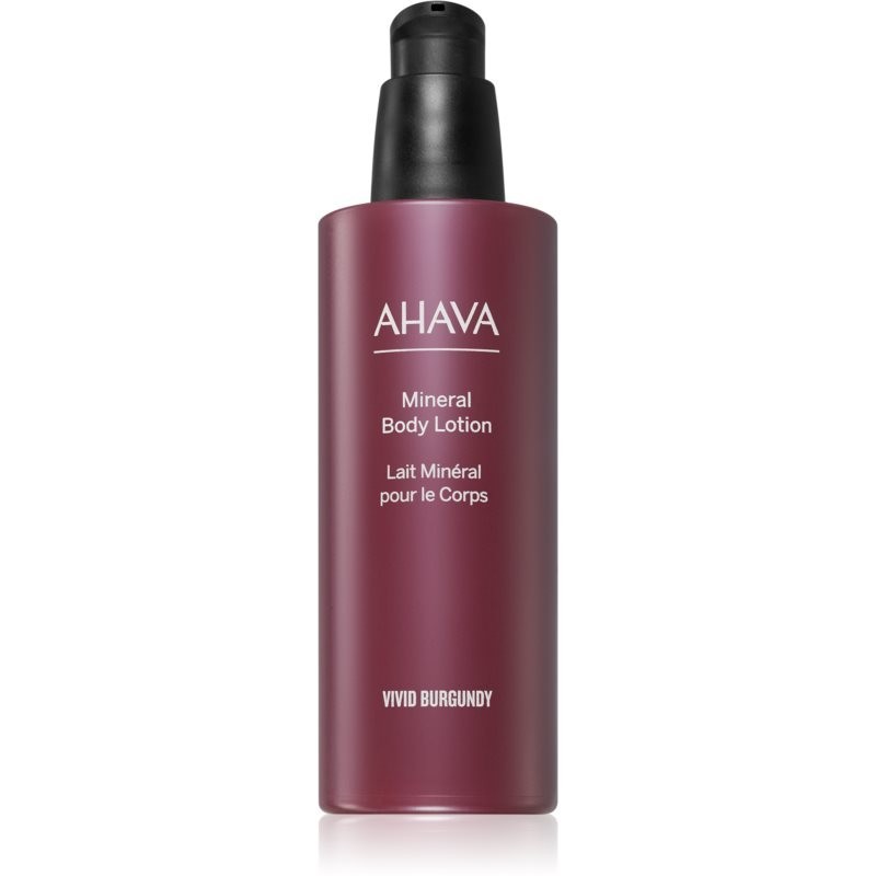 AHAVA Vivid Burgundy hydratačný telový krém s minerálmi z Mŕtveho mora 250 ml