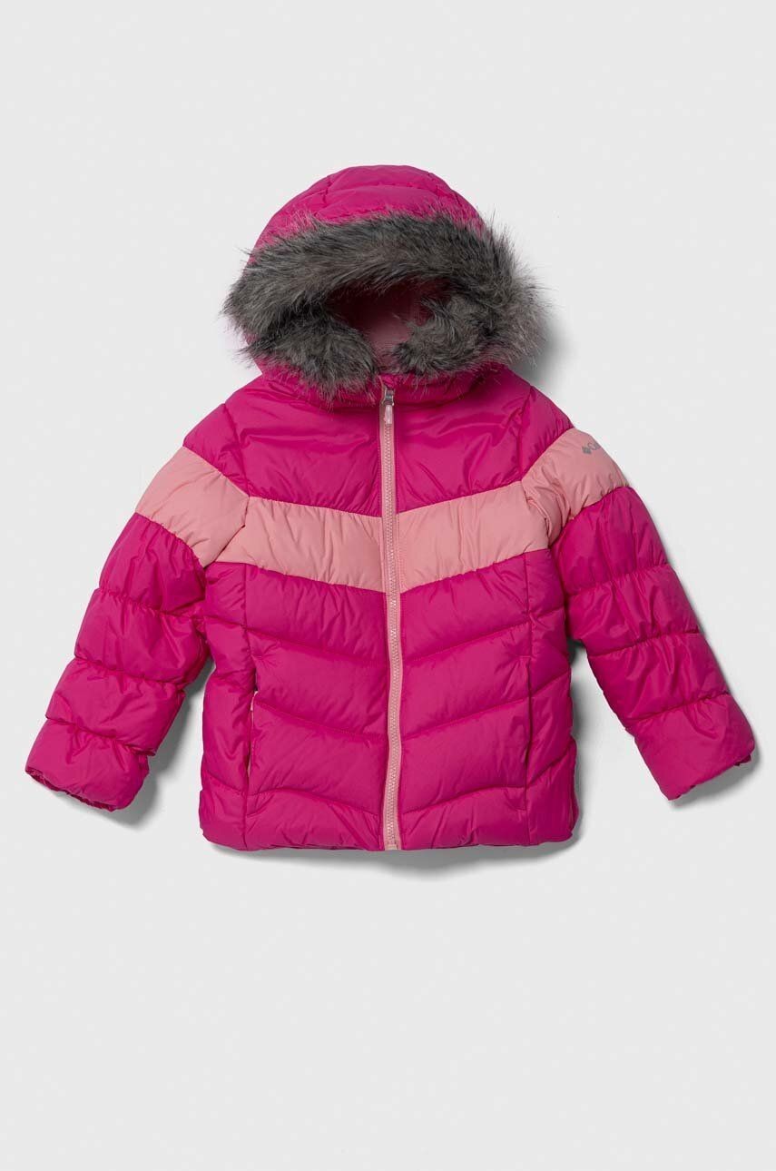 Detská bunda Columbia G Arctic Blast II Jacket ružová farba