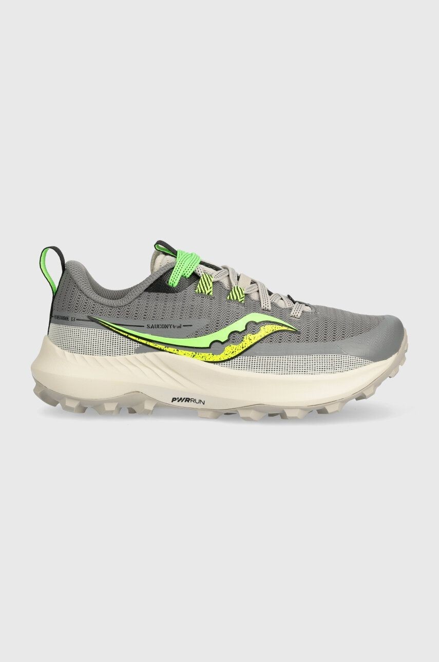 Topánky Saucony Peregrine 13 dámske, šedá farba