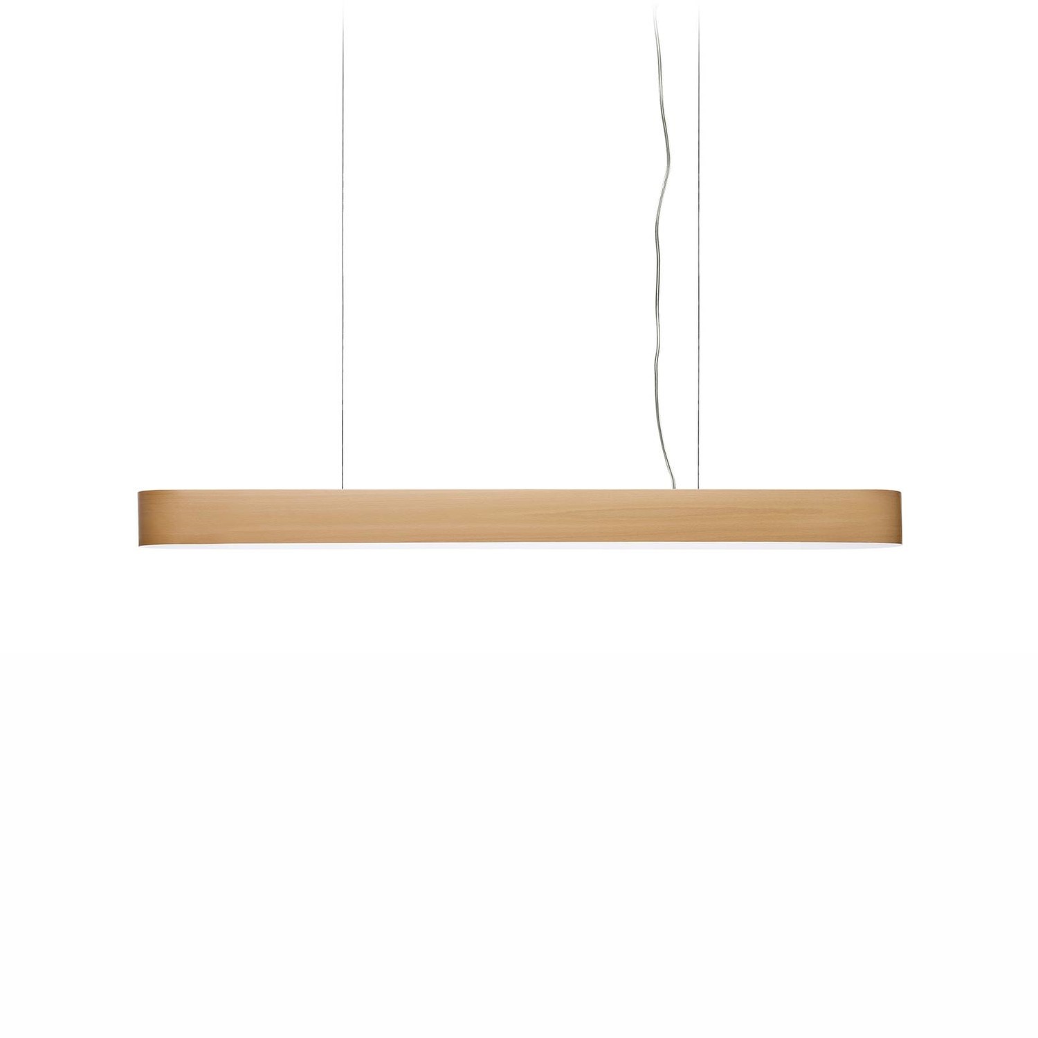 LZF I-Club Slim LED svietidlo 120 cm prírodný buk
