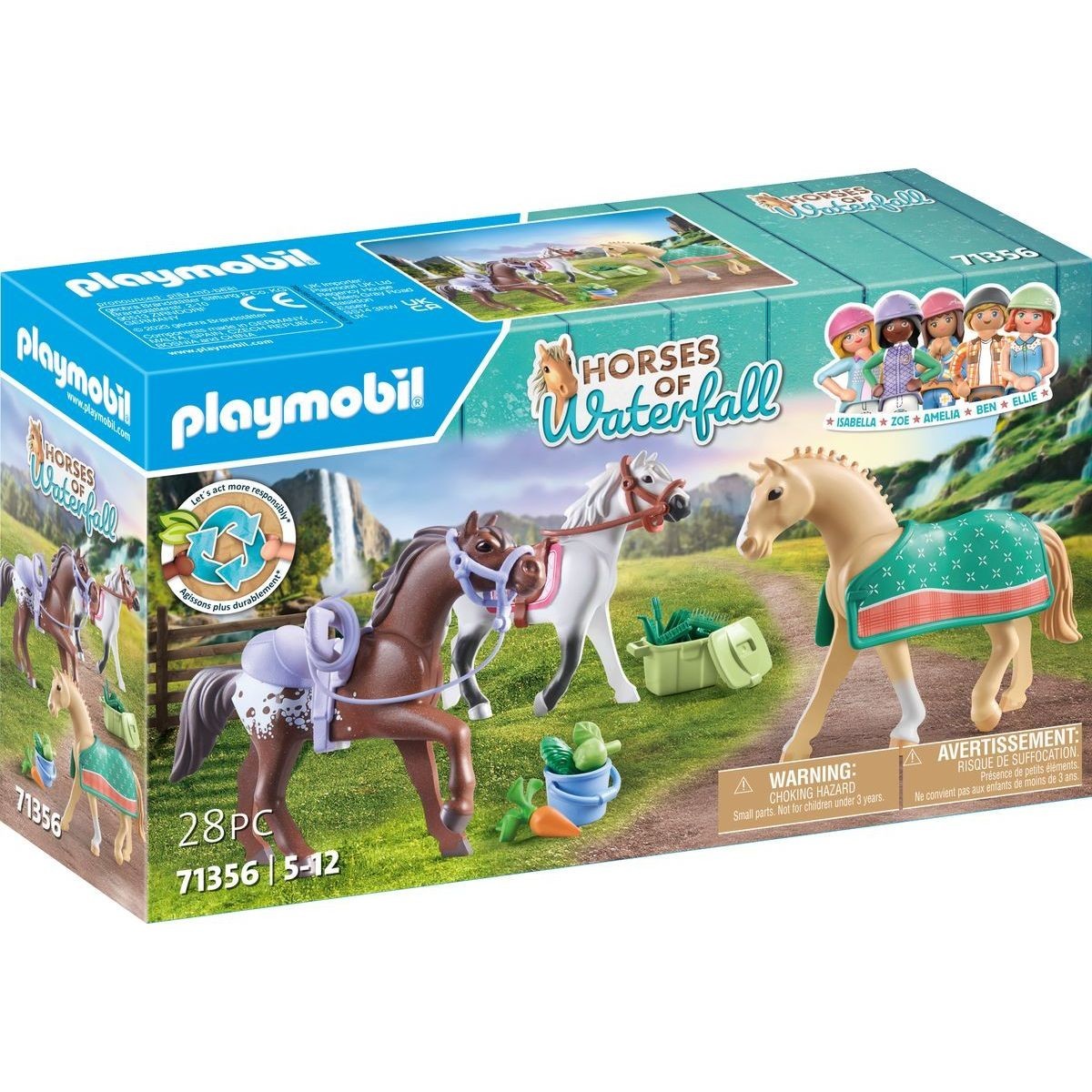PLAYMOBIL® 71356 3 kone Morgan, Quarter Horse a Shagya Arabian