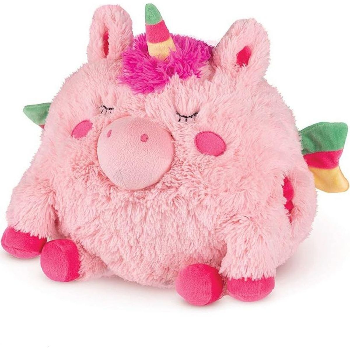 Cozy Noxxiez Jednorožec hrejivý plyšový vankúš 3 v 1