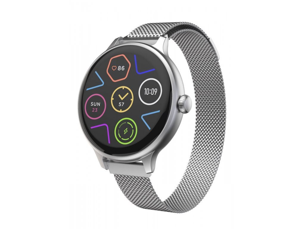 CARNEO Hero mini HR+/Silver/Elegant Band/Silver