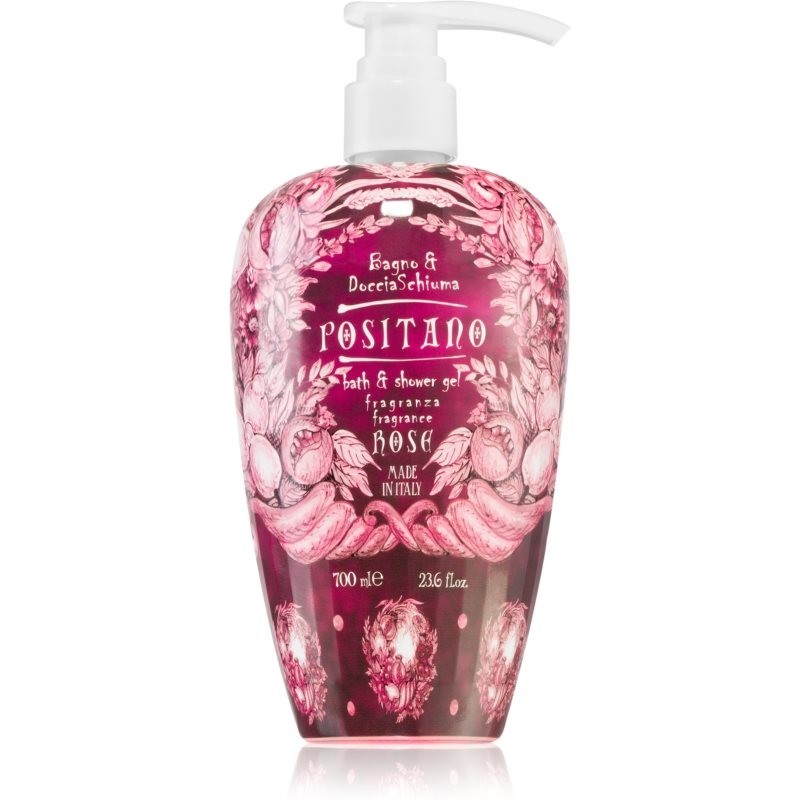 Le Maioliche Positano Rosa Damascena sprchová pena do kúpeľa 700 ml