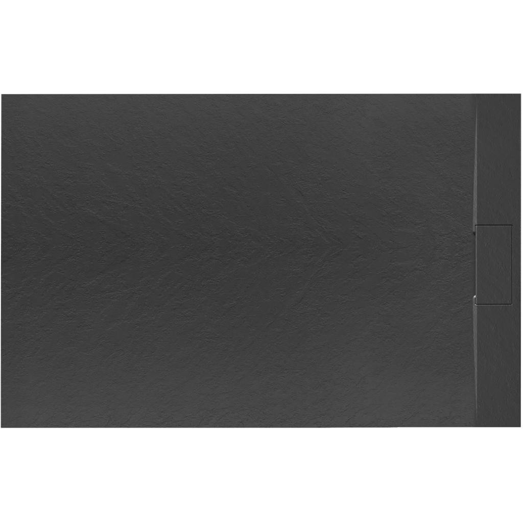 REA - Sprchová vanička Bazalt Black 90x120 REA-K3306