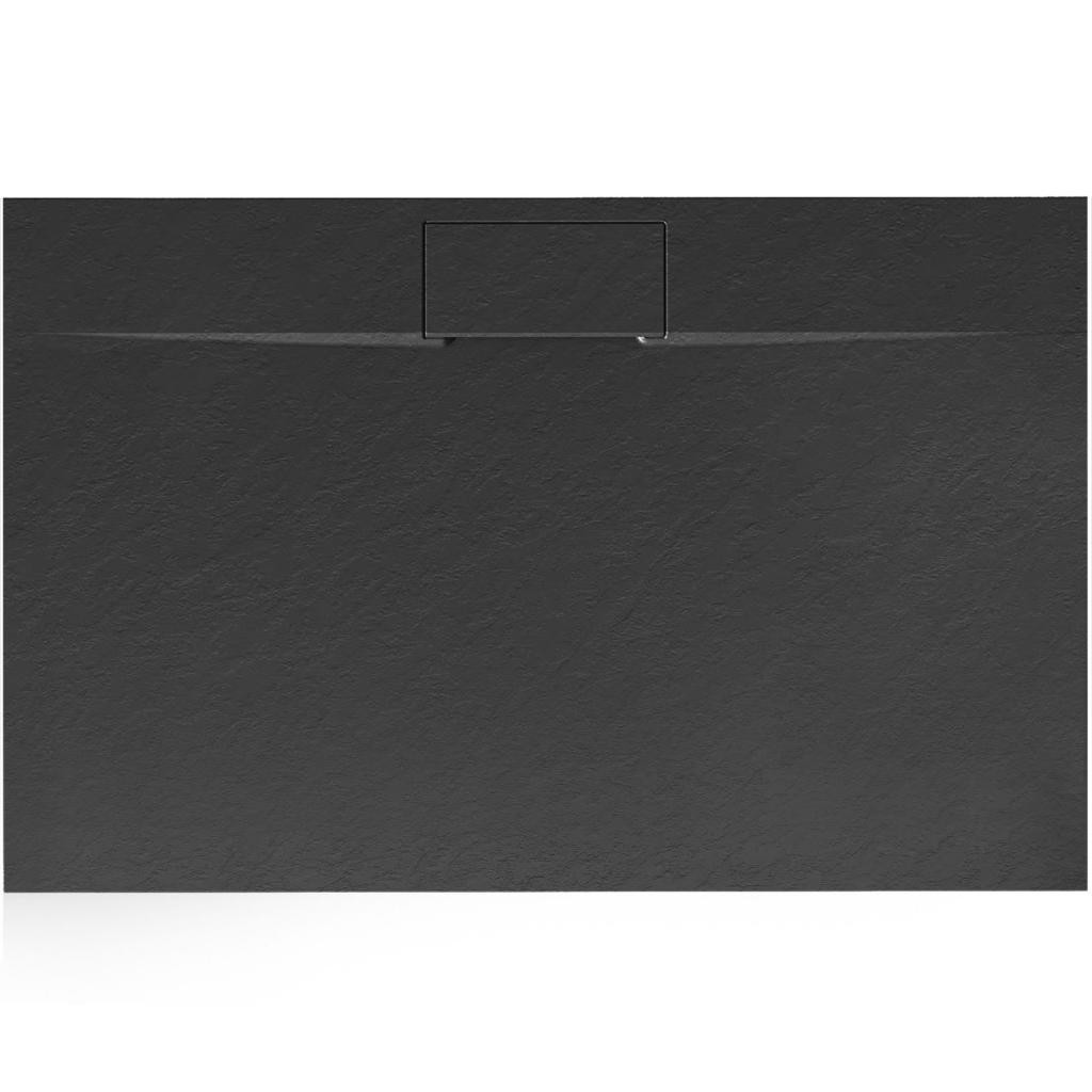 REA - Sprchová vanička Bazalt Long Black 90x120 REA-K3325