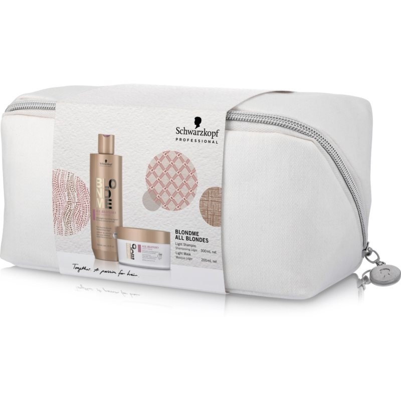 Schwarzkopf Professional Blondme All Blondes Light darčeková sada (pre jemné až normálne vlasy)