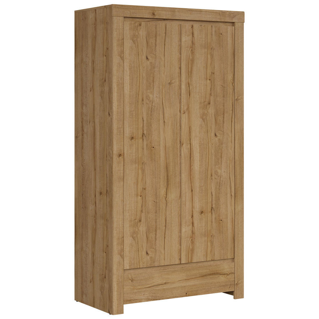 MID.YOU SKRIŇA S OTOČNÝMI DVERAMI, farby duba, 106/203,5/56,5 cm