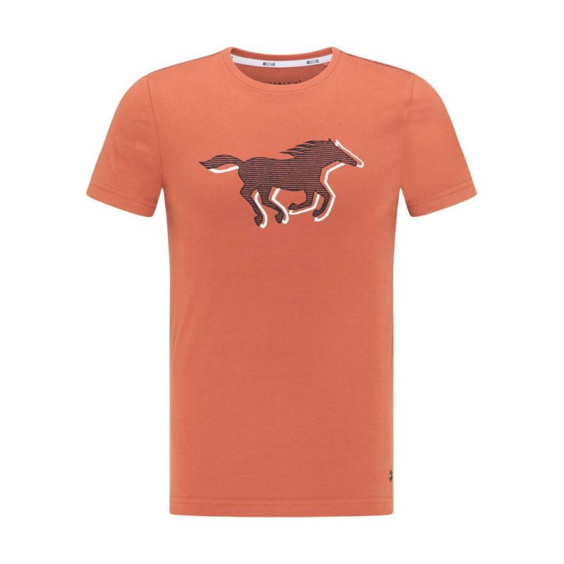 Pánske tričko Aaron C Print M 1009522 7103 - Mustang 3XL