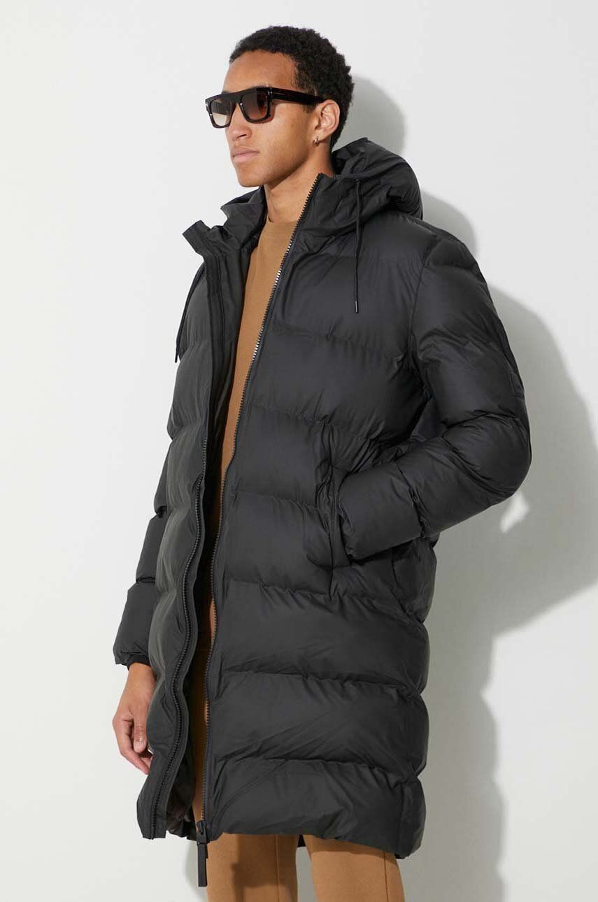 Bunda Rains 15130 Jackets čierna farba, zimná