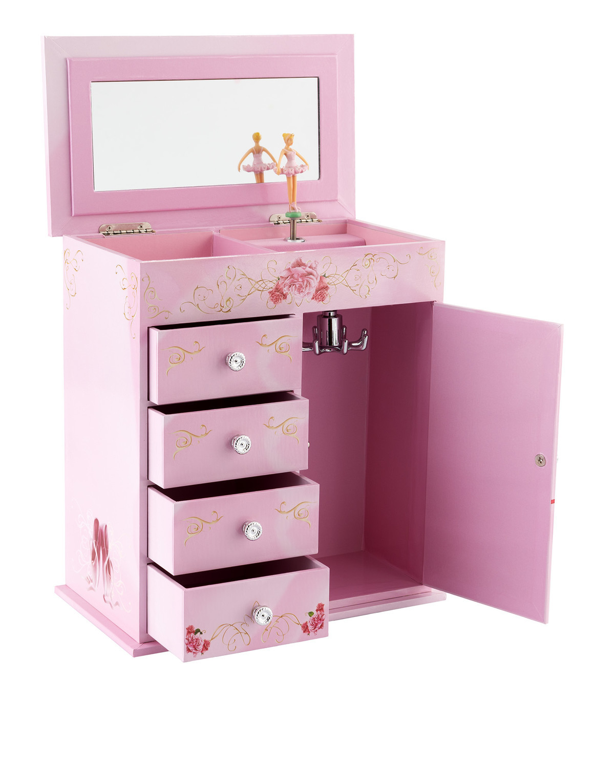 Troli Hravá detská šperkovnica so zrkadielkom