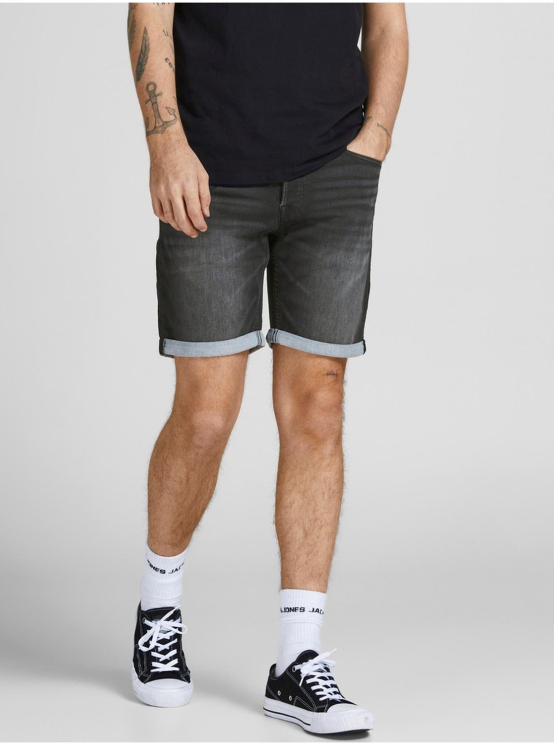 Kraťasy pre mužov Jack & Jones - čierna
