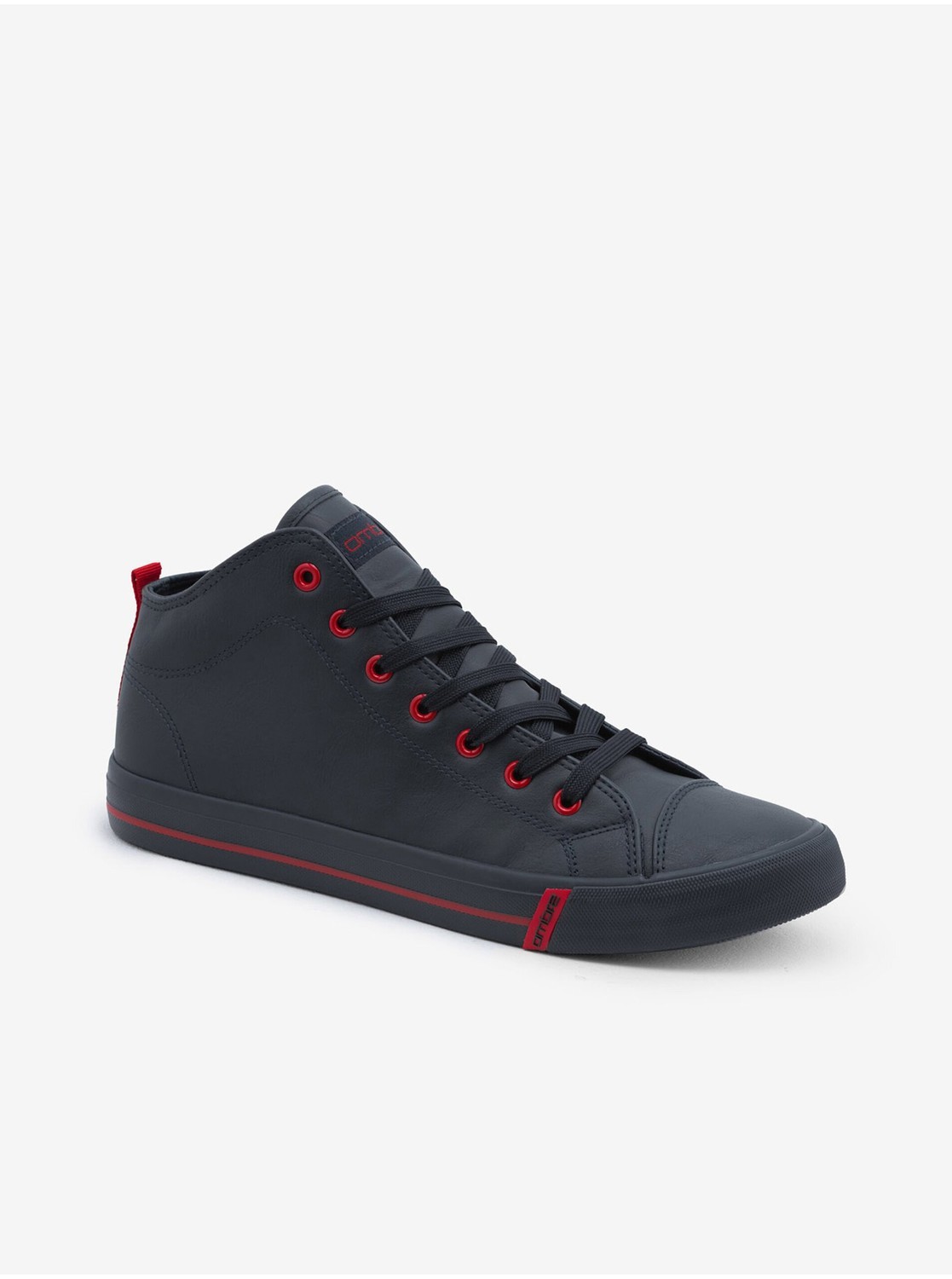 Tmavomodré pánske členkové tenisky Ombre Clothing