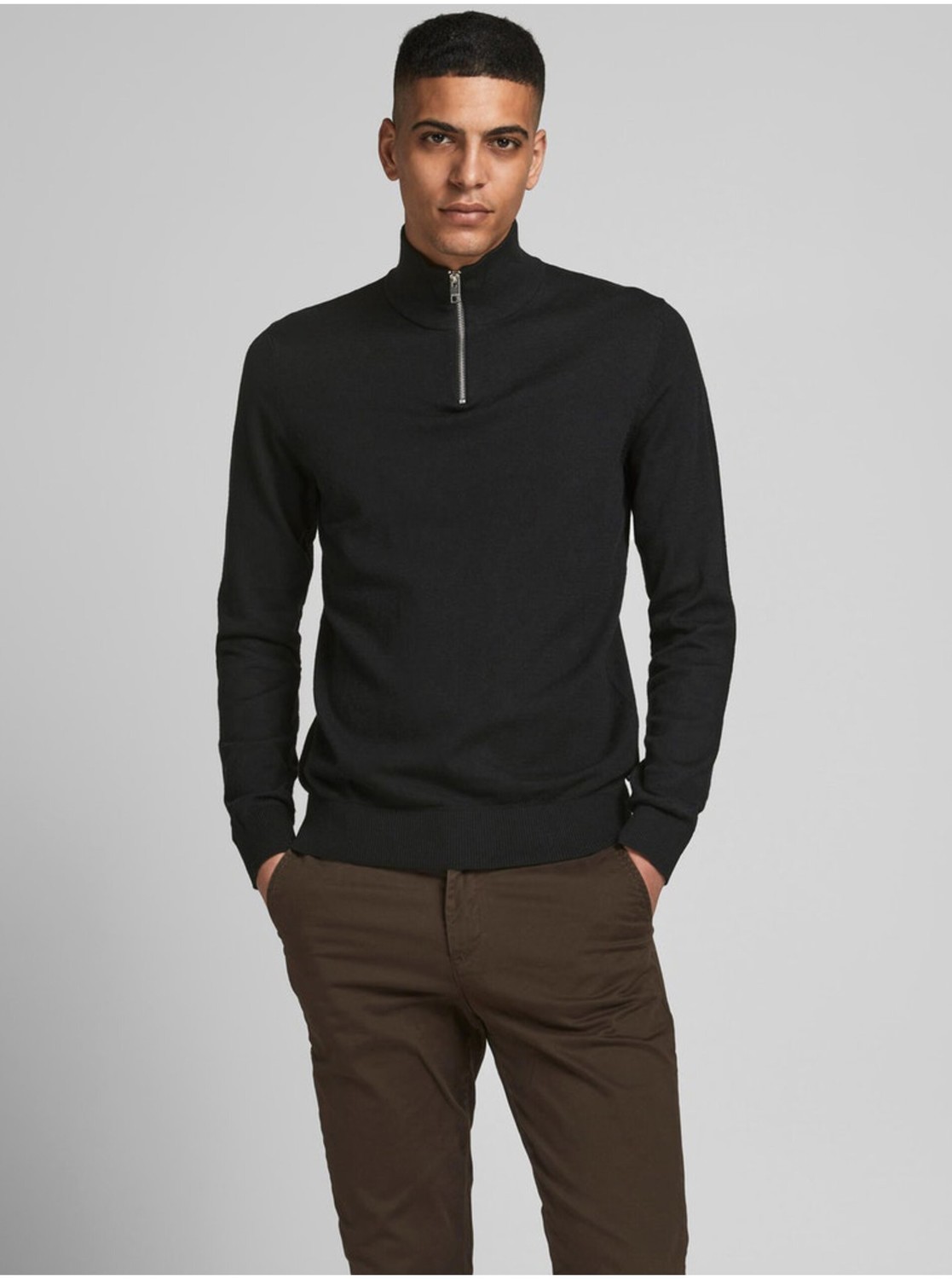 Čierny pánsky sveter Jack & Jones Emil