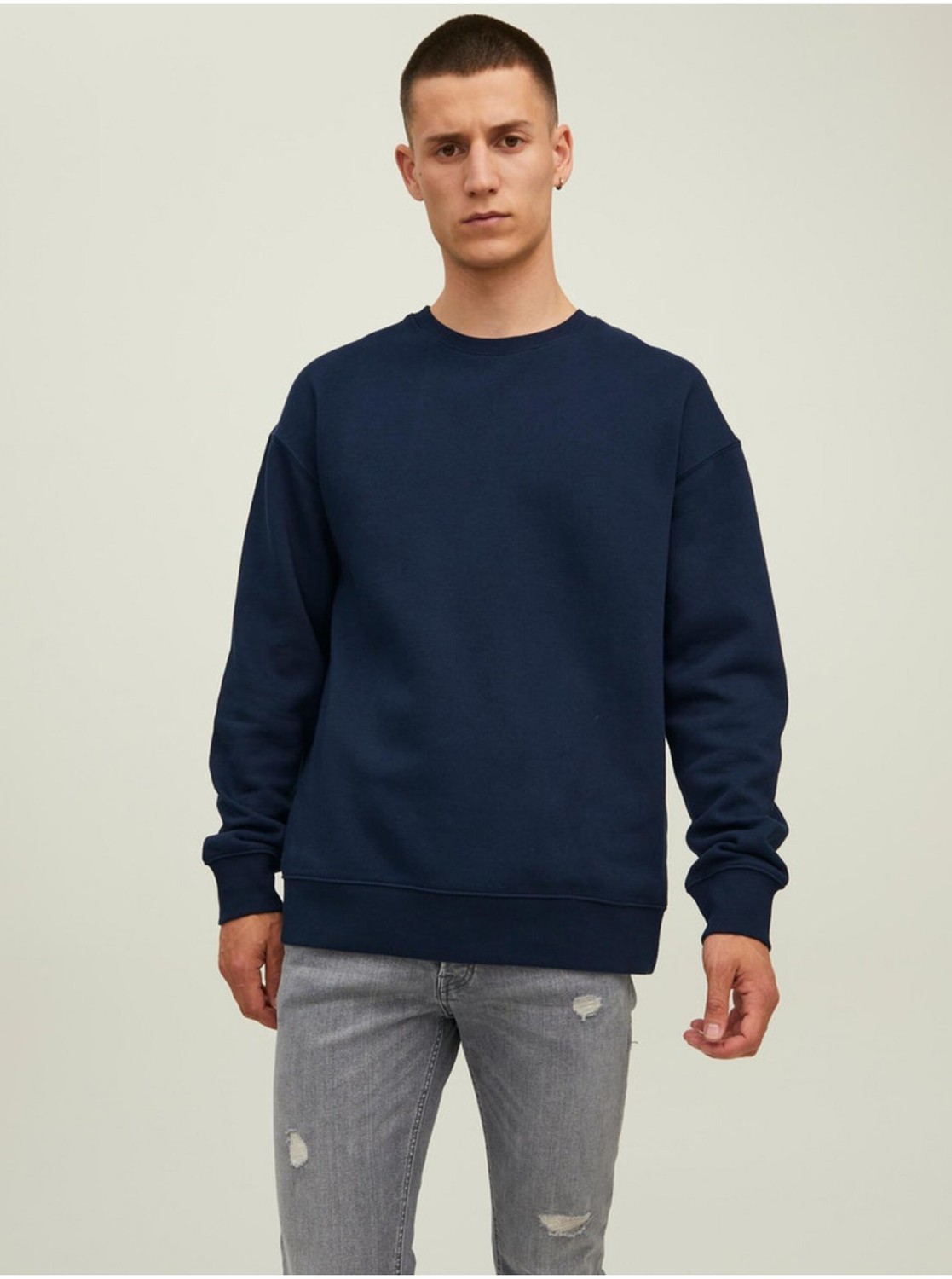 Tmavomodrá pánska mikina Jack & Jones Star