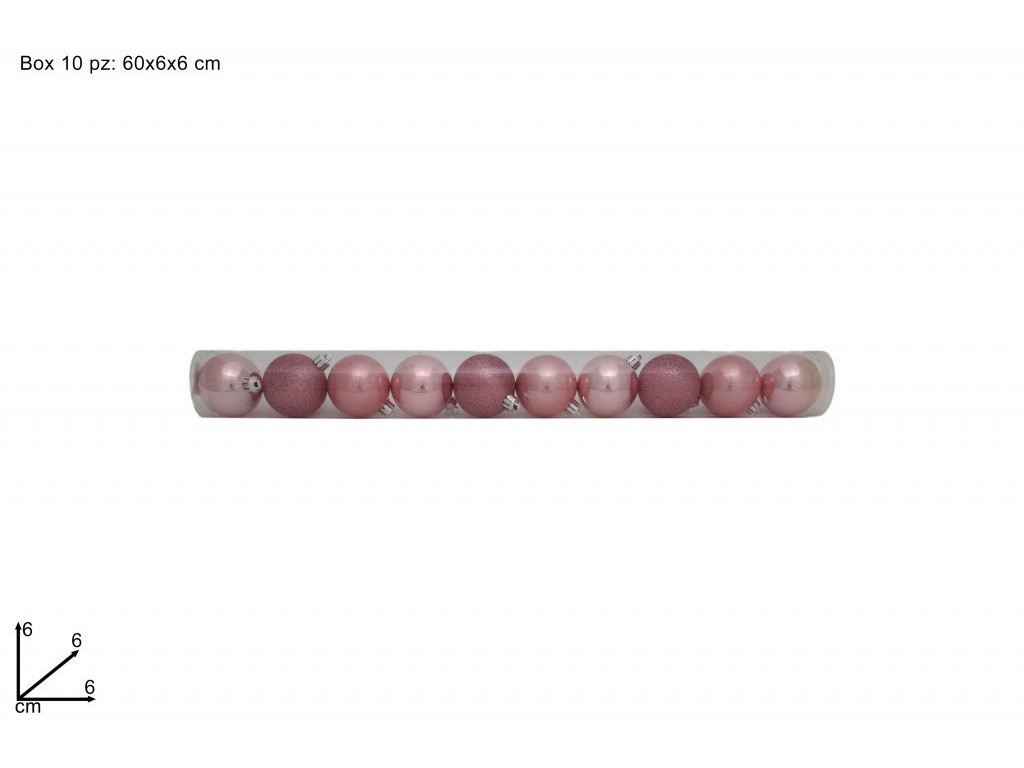 MAKRO - Gule vianočné 6cm 10ks