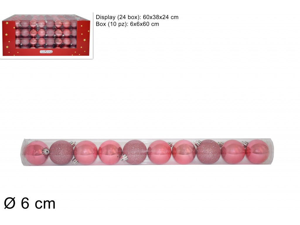 MAKRO - Gule vianočné 6 cm 10ks