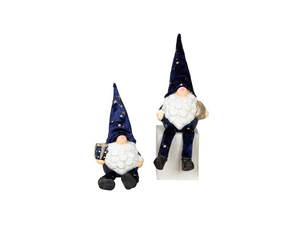 MAKRO - Santa škriatok 25cm rôzne druhy