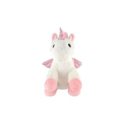 Teddies Rojko jednorožec biely svietiaci s hudbou