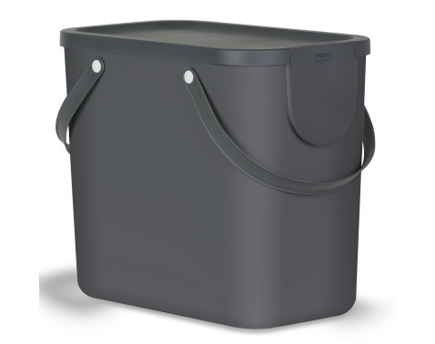 Odpadkový kôš Albula 25 l, antracitový%