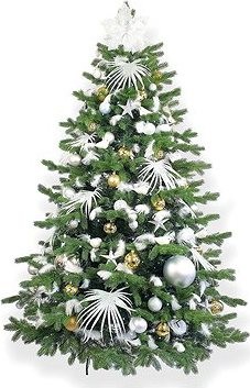 LAALU Ozdobený stromček POLÁRNA ZLATÁ II 360 cm