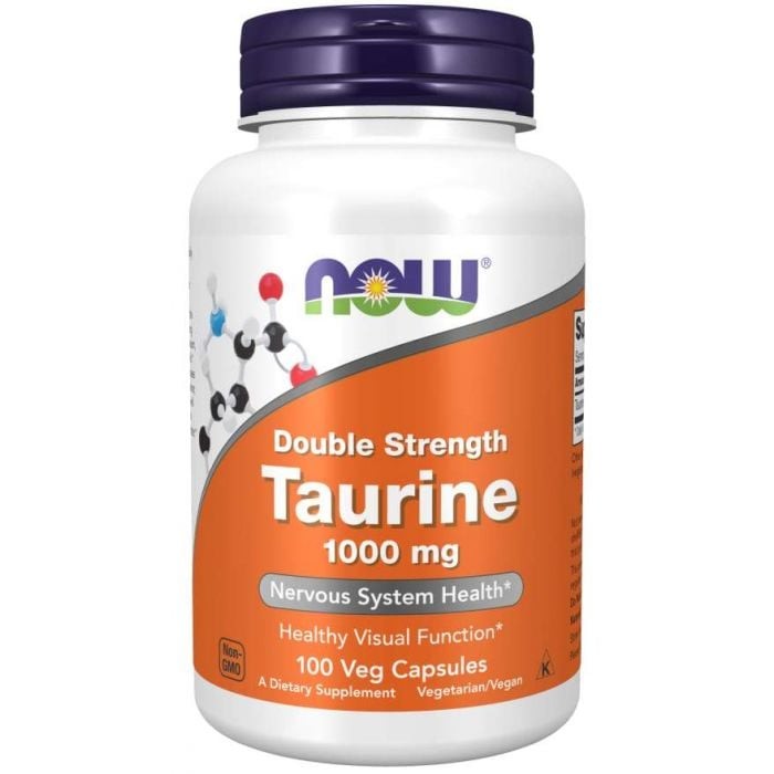 NOW Foods Taurín Double Strength 100 kaps.