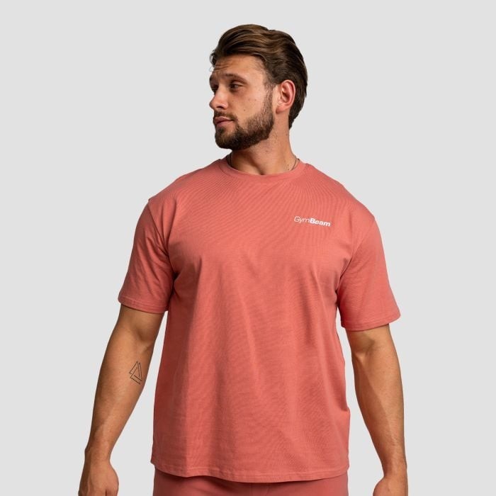 GymBeam Tričko Oversized Limitless Cinnamon  XXXLXXXL