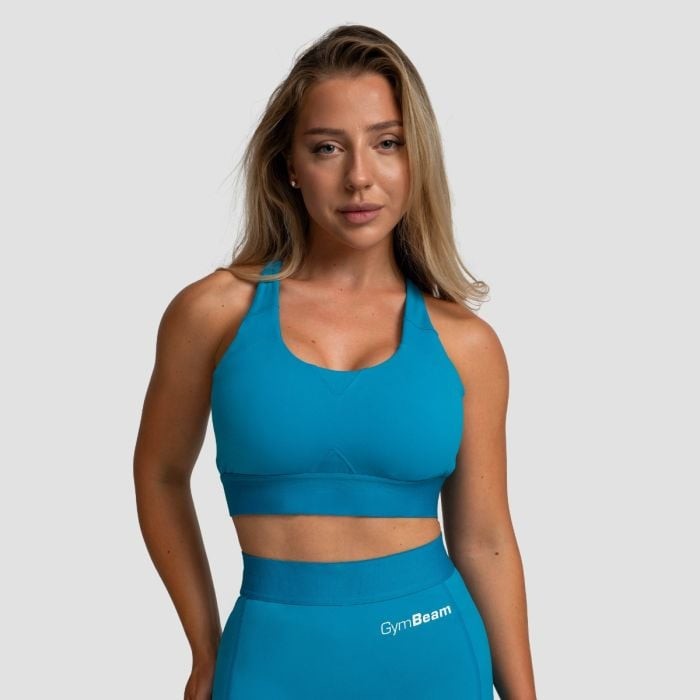 GymBeam Športová podprsenka Limitless Aquamarine  LL