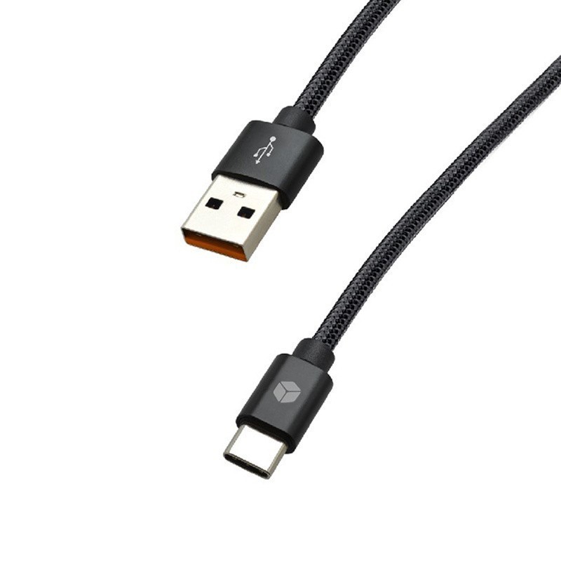 STURDO KAB-0203-STU-TYPEC TYPEC CIERNY 3A KABEL (1M) 8MM KONEKTOR