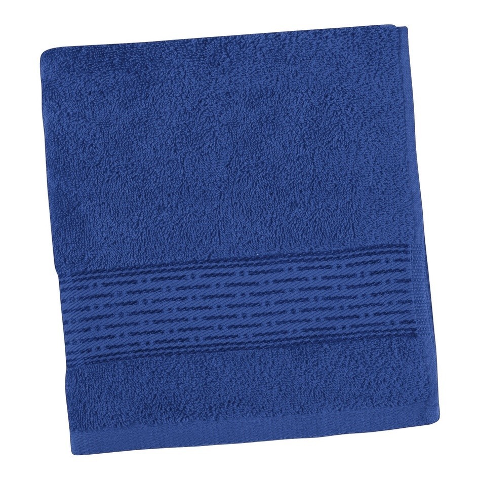 Bellatex Uterák Kamilka Prúžok tmavomodrá, 50 x 100 cm