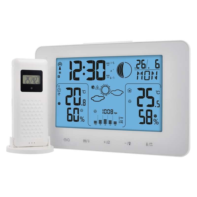 LCD domáca bezdrôtová meteostanica E8825