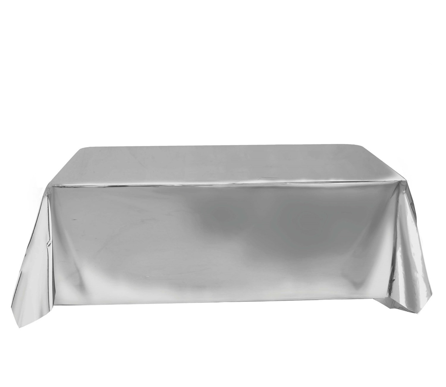 Guirca Metalický obrus - Strieborný 137 x 274 cm
