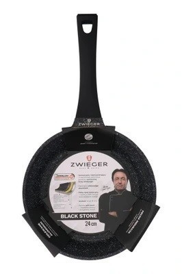 Pánev ZWIEGER BLACK STONE hliník 24 cm nepřilnavá