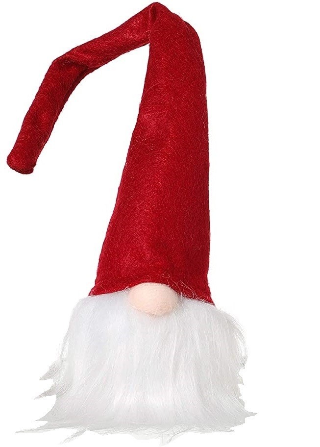 Vánoční LED skřítek Redulo 40 cm červený