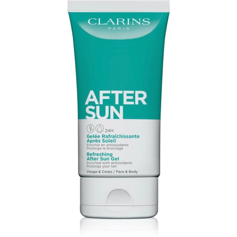 Clarins After Sun Refreshing After Sun Gel upokojujúci gél po opaľovaní predlžujúce opálenie na tvár a telo 150 ml