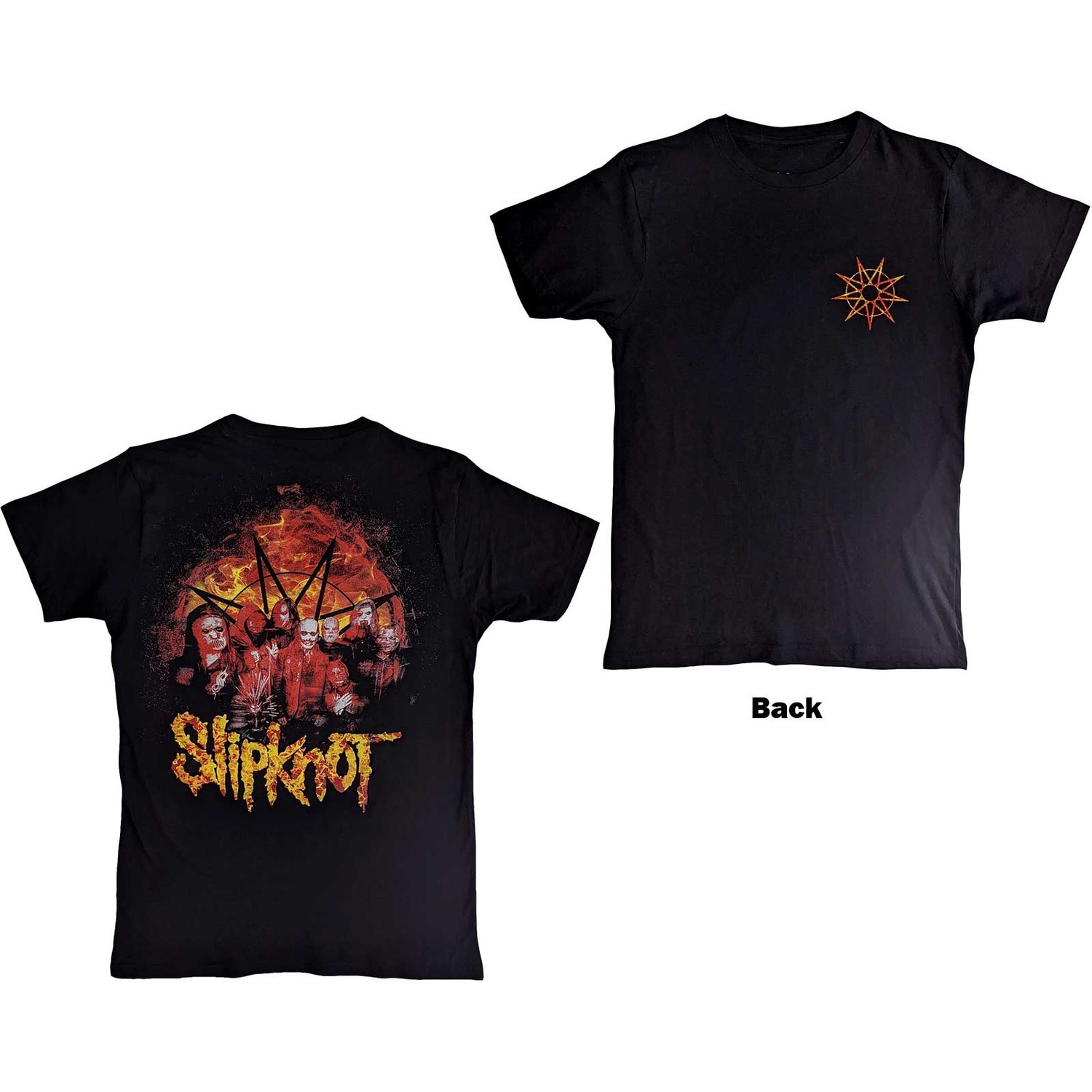 Slipknot tričko The End So Far Flame Logo Čierna S