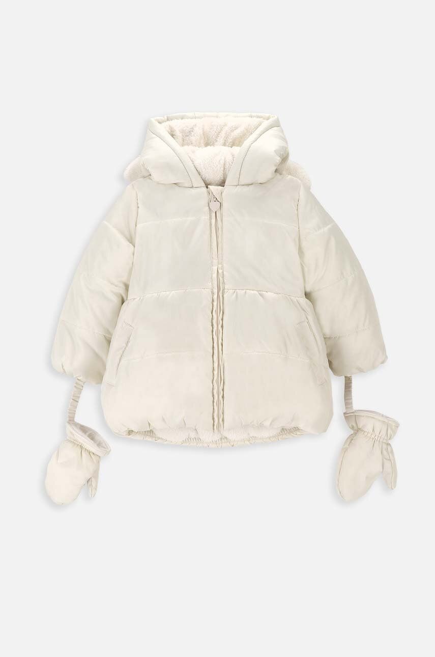 Bunda Coccodrillo ZC3152102OGN OUTERWEAR GIRL NEWBORN béžová farba