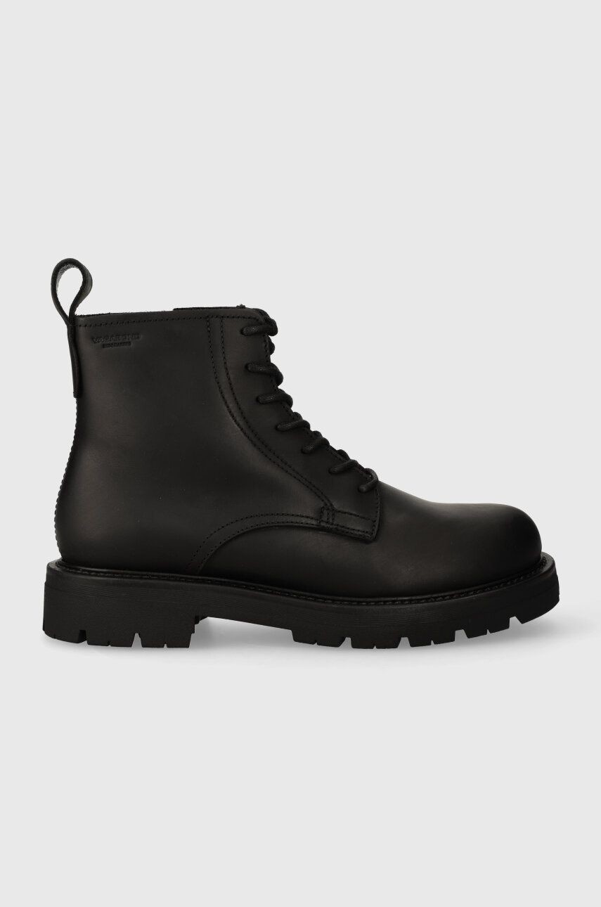 Kožená obuv Vagabond Shoemakers CAMERON pánska, čierna farba, 5675.309.21