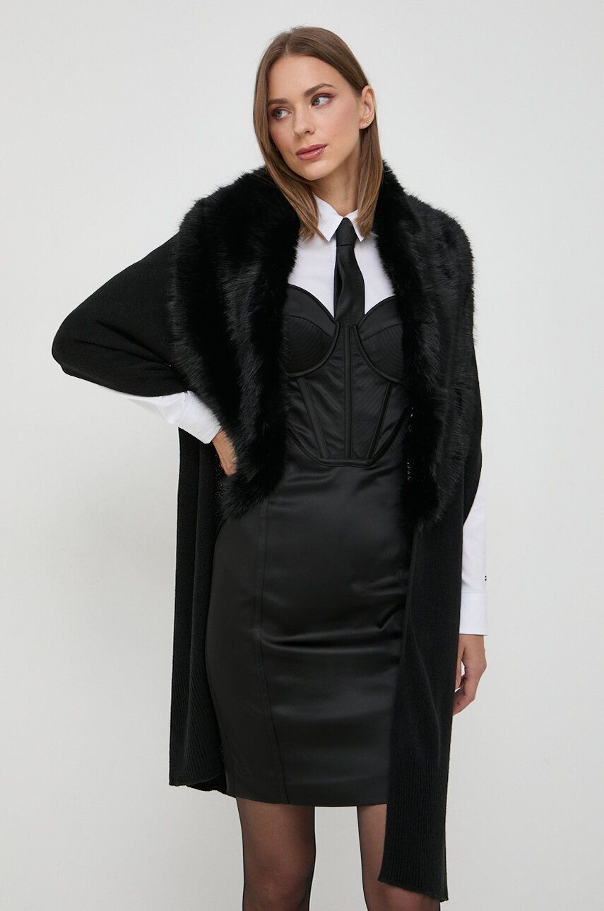 Pončo Morgan čierna farba