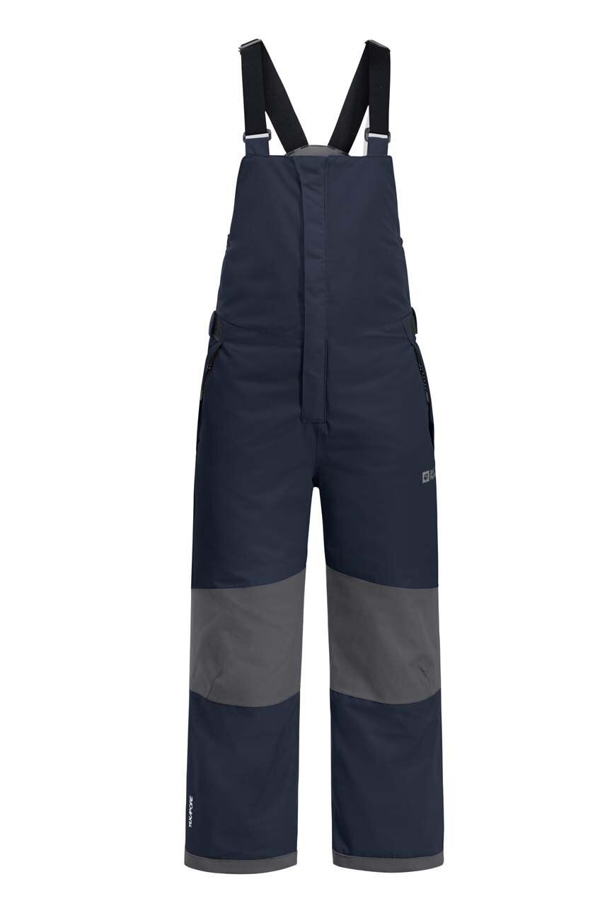 Detské lyžiarske nohavice Jack Wolfskin ACTAMIC 2L INS BIB tmavomodrá farba