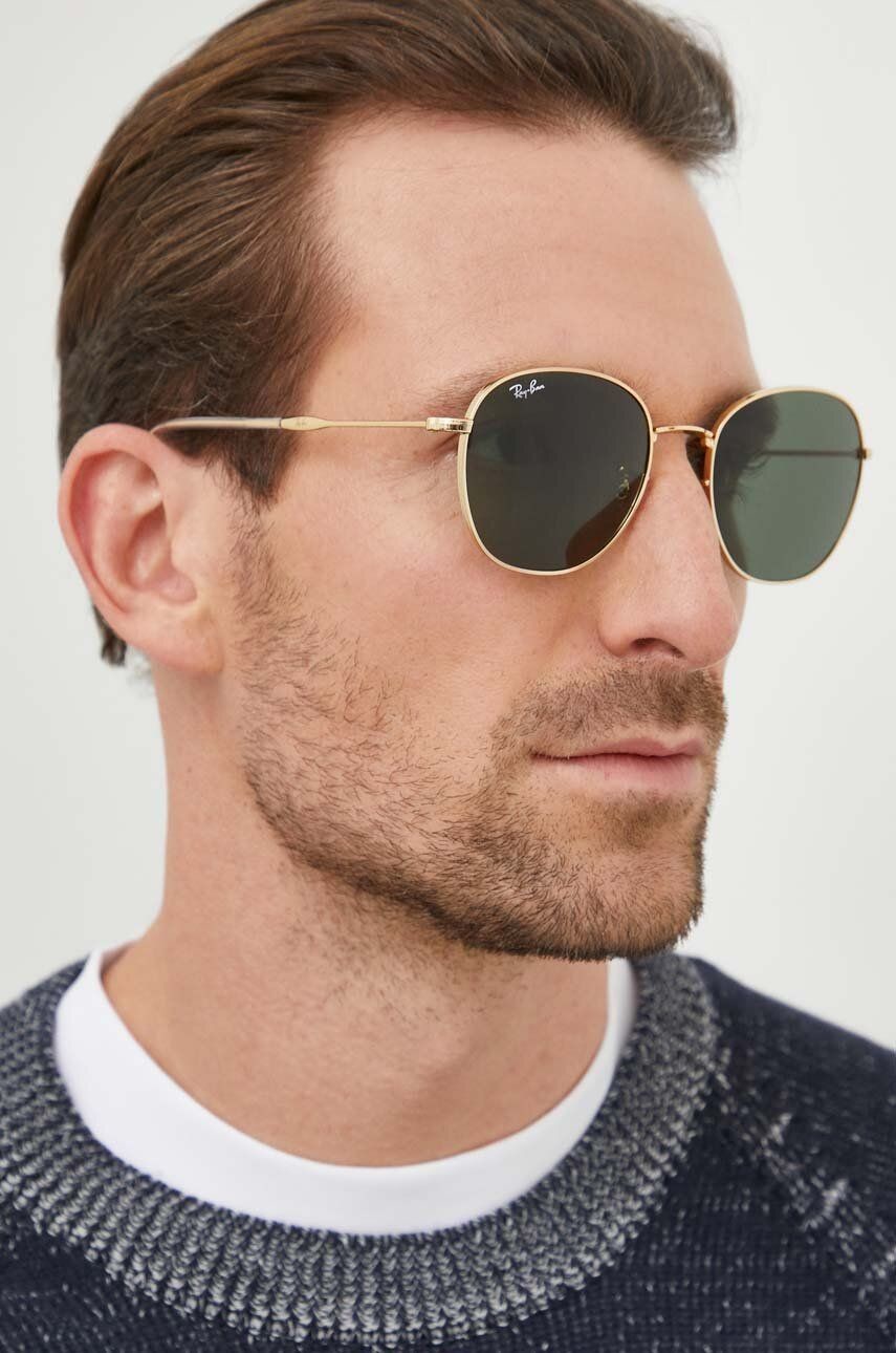 Slnečné okuliare Ray-Ban zelená farba