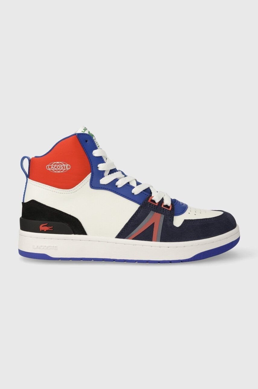 Kožené tenisky Lacoste L001 Leather Colorblock High-Top 45SMA0027