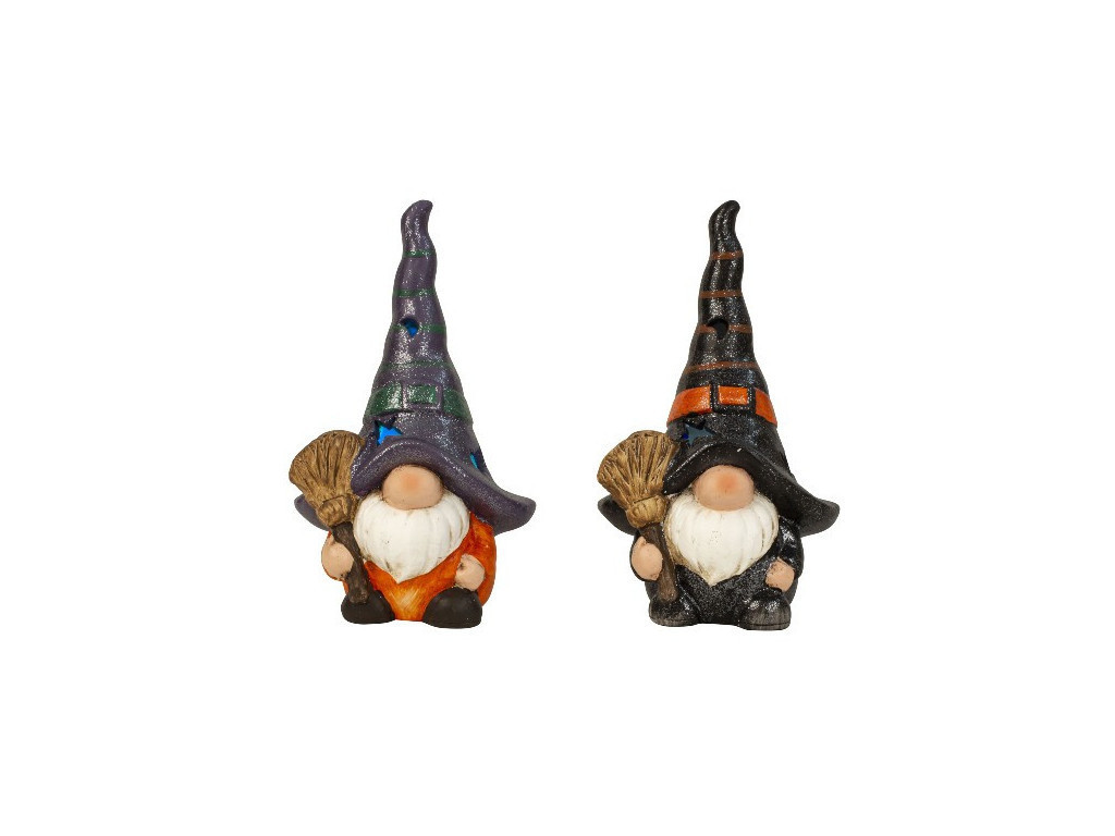 MAKRO - Škriatok s metlou LED rôzne druhy