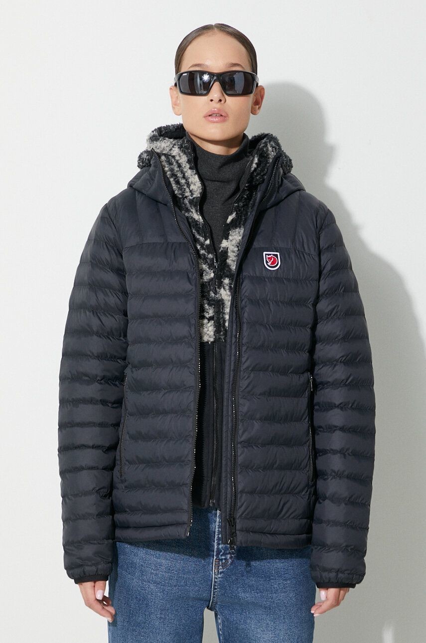 Bunda Fjallraven Expedition Lätt dámska, tmavomodrá farba, prechodná
