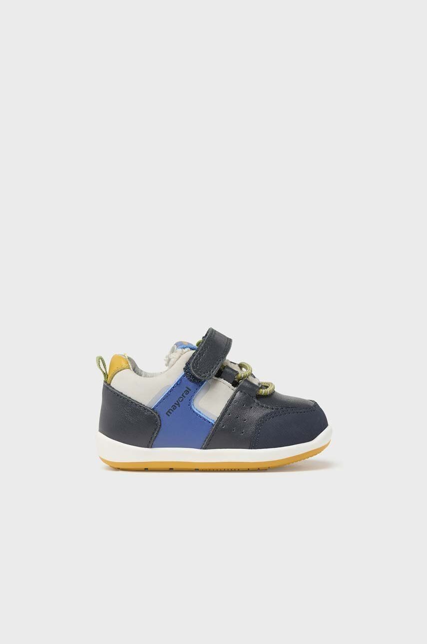 Detské semišové poltopánky Mayoral hnedá farba