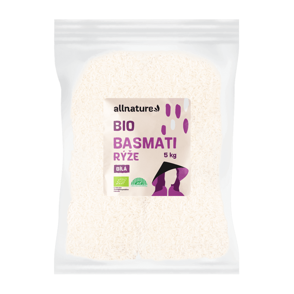 ALLNATURE Basmati ryža biela BIO 5 kg