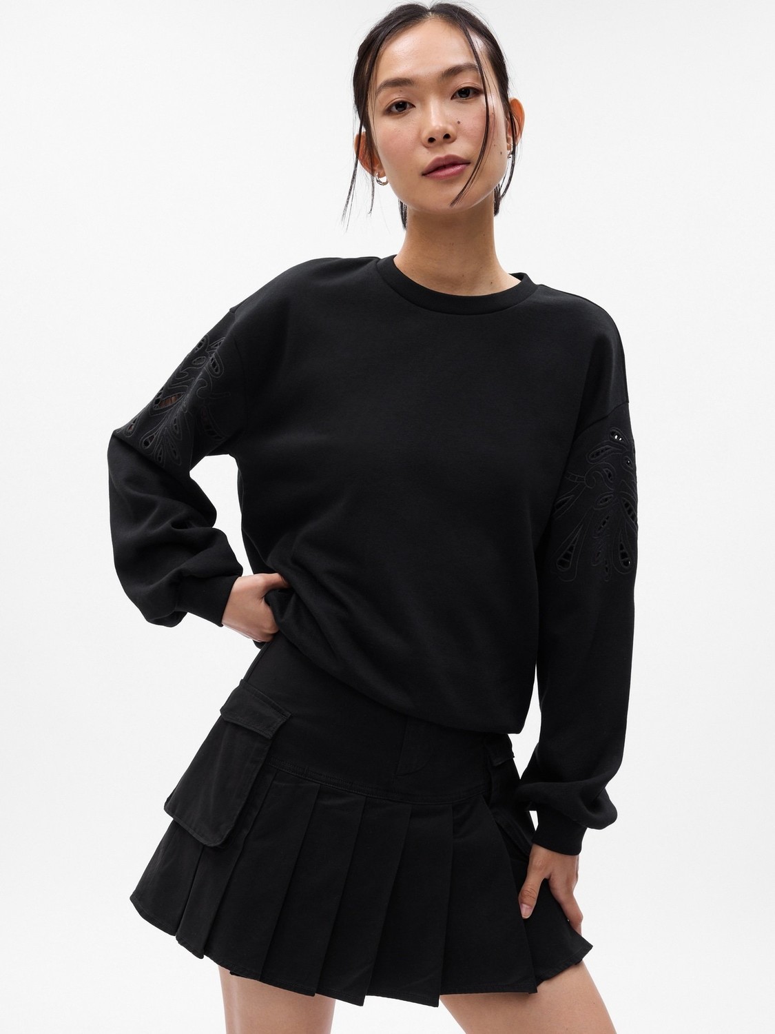 GAP Sweatshirt crop vintage - Women's