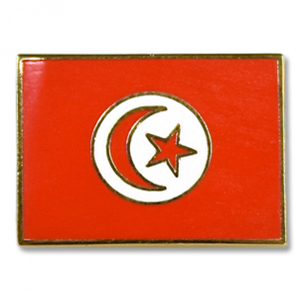 Odznak (pins) 18mm vlajka Tunisko